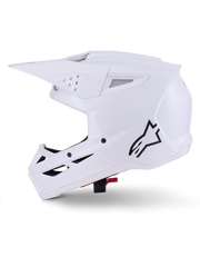 ALPINESTARS S-M3 Solid Helmet ECE 22.06 WHITE GLOSSY