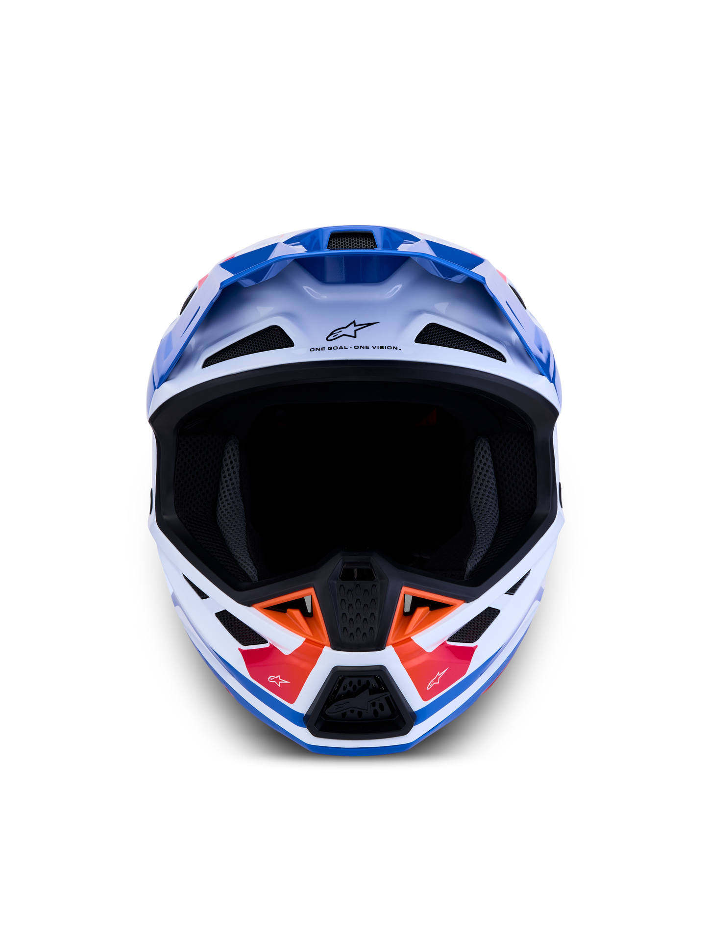 ALPINESTARS S-M7 Core Helmet ECE 22.06 White Blue Orange Pink Glossy