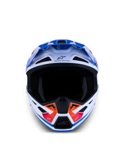 ALPINESTARS S-M7 Core Helmet ECE 22.06 White Blue Orange Pink Glossy