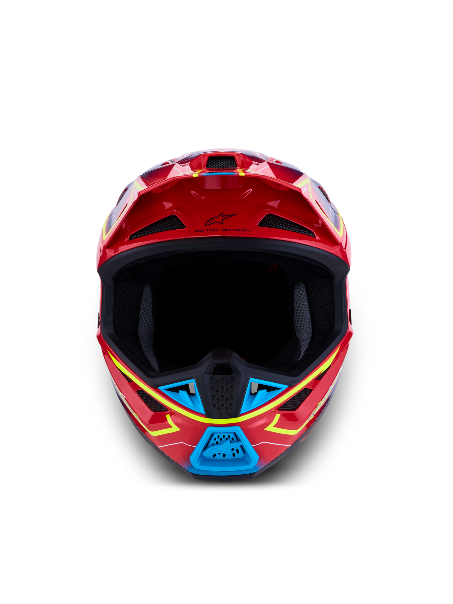ALPINESTARS S-M7 Cast Helmet ECE 22.06 Red Yellow Fluo Blue Glossy