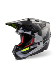 ALPINESTARS S-M5 Rover 2 Helmet ECE 22.06 Dark Gray Yellow Fluo Glossy