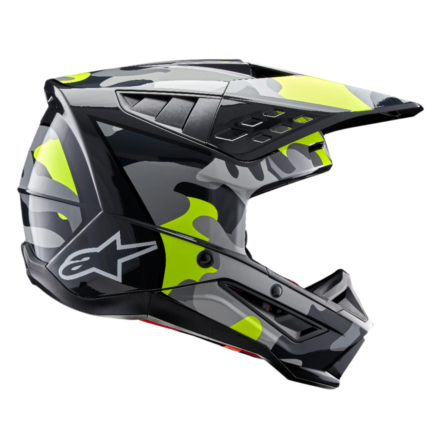 ALPINESTARS S-M5 Rover 2 Helmet ECE 22.06 Dark Gray Yellow Fluo Glossy