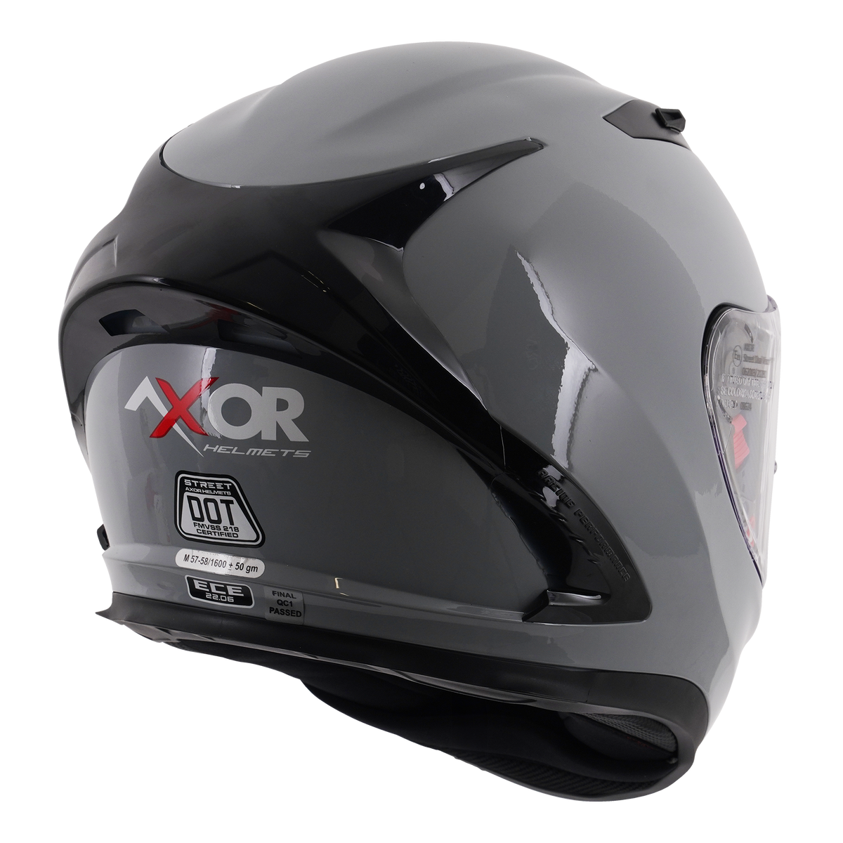 Axor Helmet Street Full Face - Solid Gloss Nardo Grey