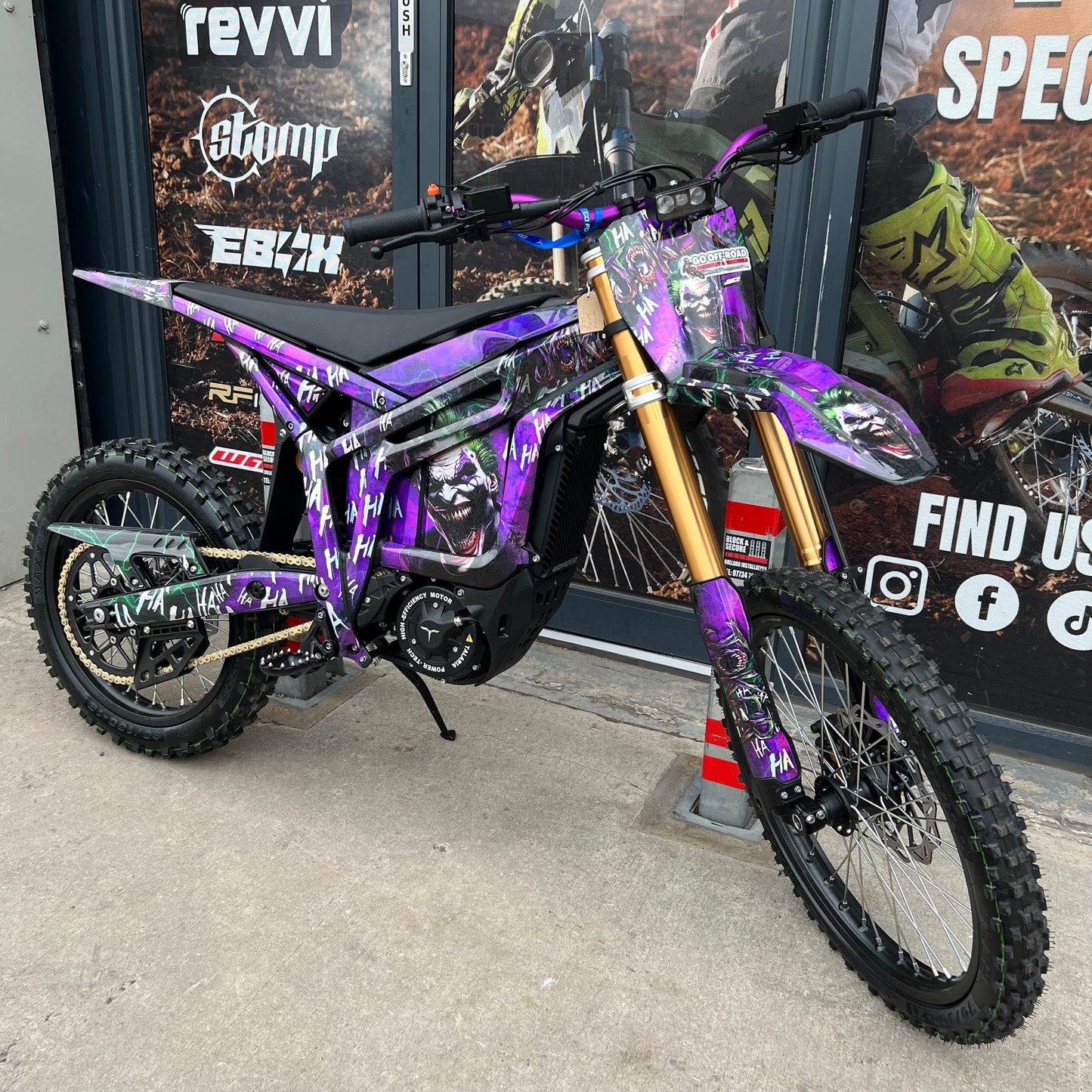 USED TALARIA KOMODO PURPLE GRAPHICS