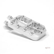 Aftermarket Wide Silver Foot Pegs For SUR RON Light Bee
