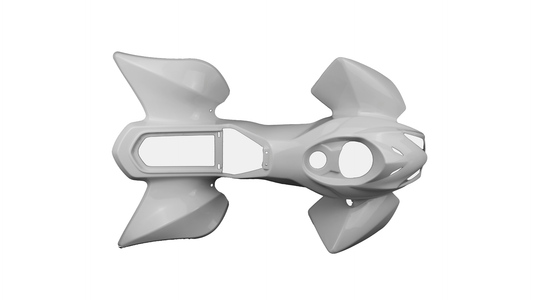 Plastics – White ACDC Electric Quad