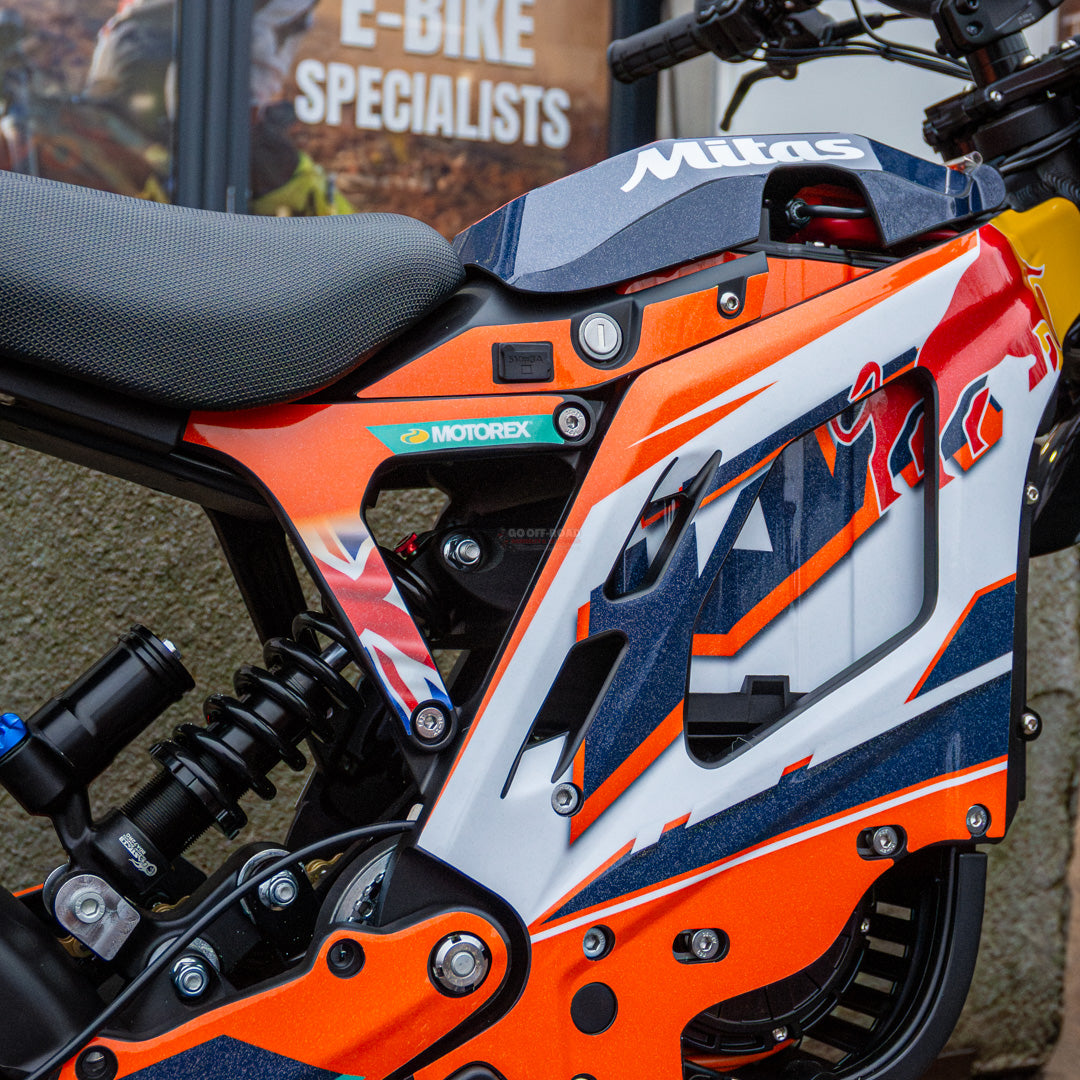 E-RIDE PRO MINI KTM ORANGE GRAPHICS KIT