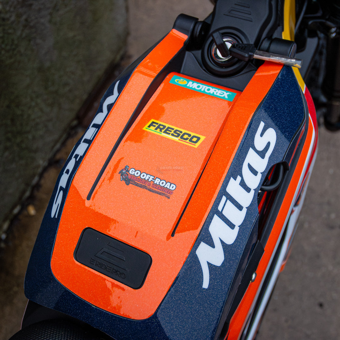 E-RIDE PRO MINI KTM ORANGE GRAPHICS KIT