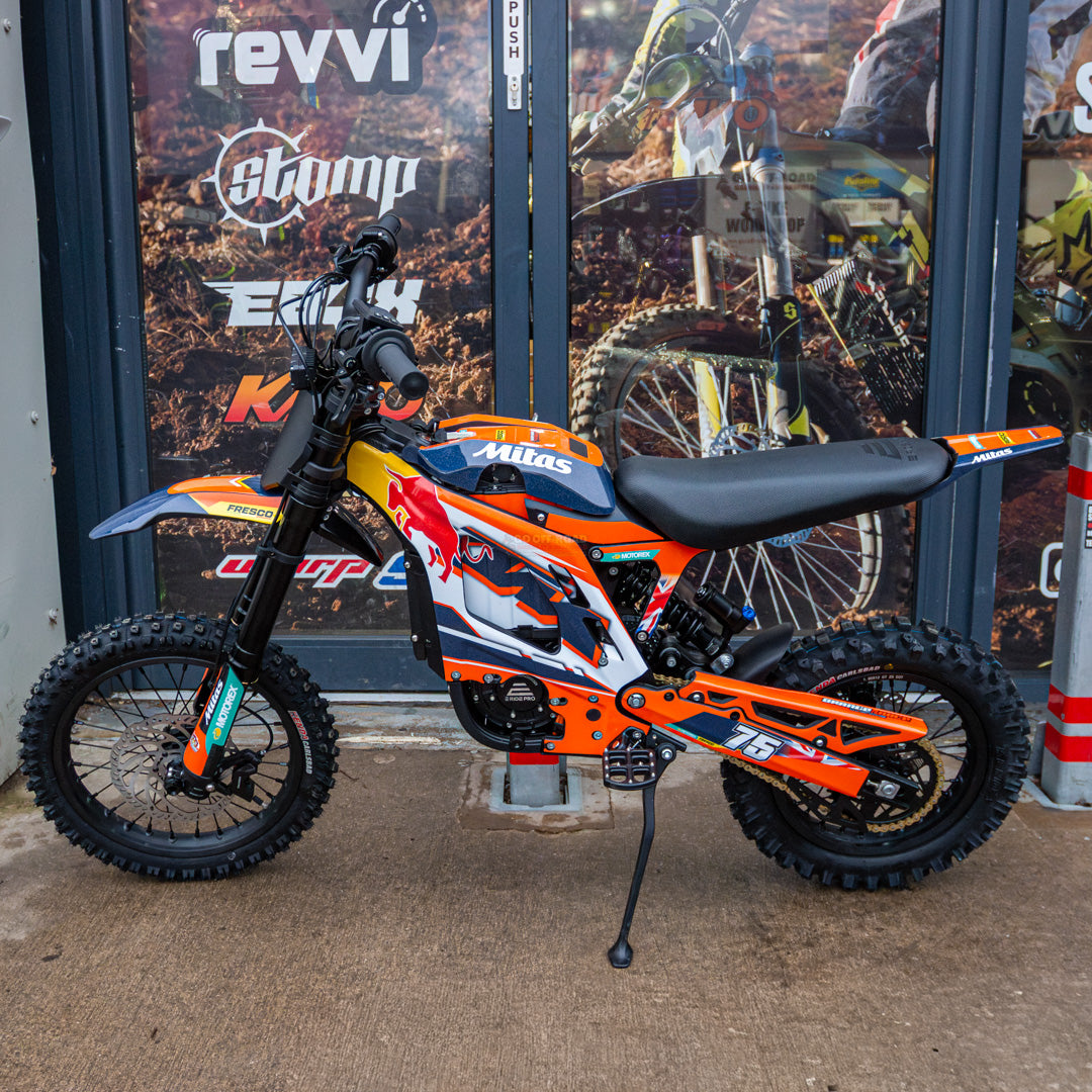 E-RIDE PRO MINI KTM ORANGE GRAPHICS KIT