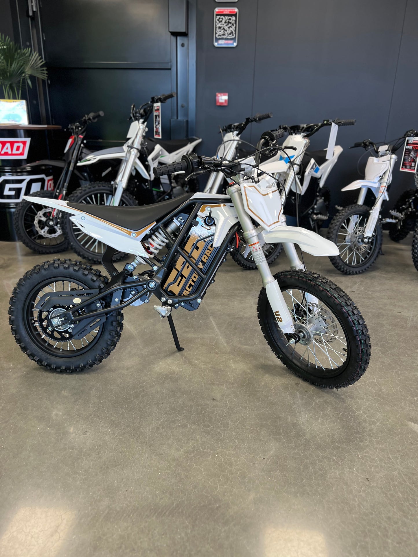 CLEARANCE EBOX 2.0 V2 ELECTRIC DIRT BIKE 60V WHITE