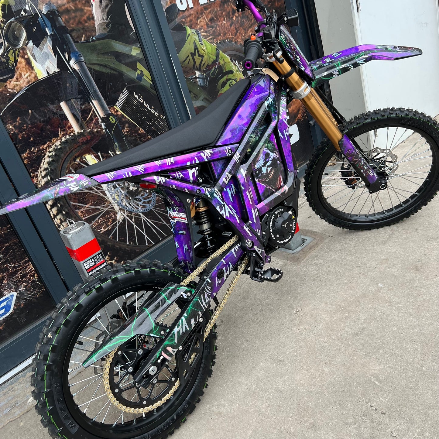 USED TALARIA KOMODO PURPLE GRAPHICS