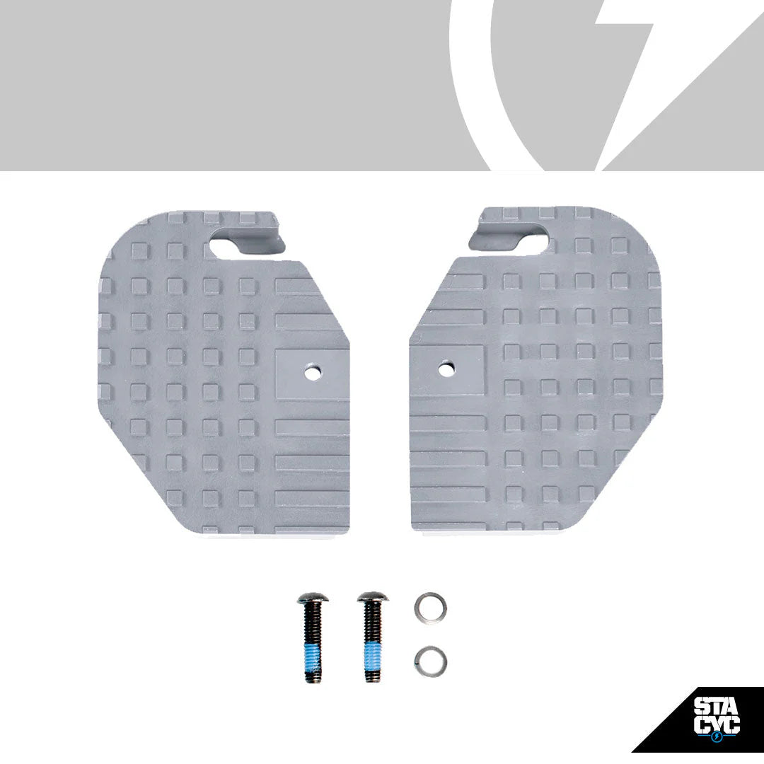 STACYC EXTENDED FOOTREST - GUNMETAL 12/16EDRIVE