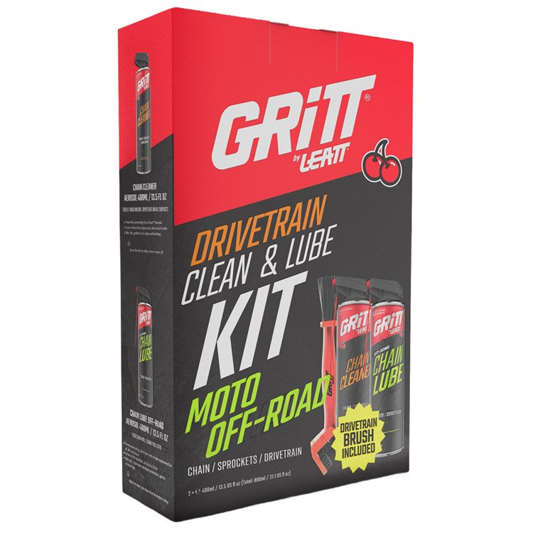 LEATT GRITT DRIVETRAIN CHAIN & LUBE KIT MOTO OFFROAD