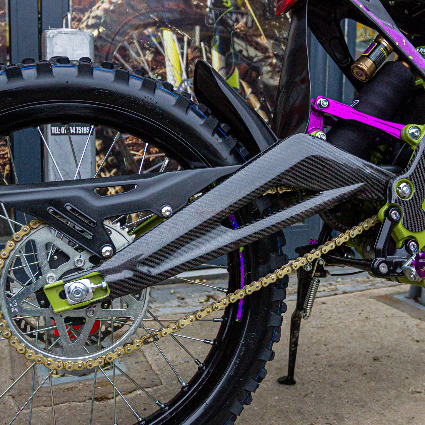 SUR RON Light Bee Rear Hugger - BLACK - Go Off Road Barnsley