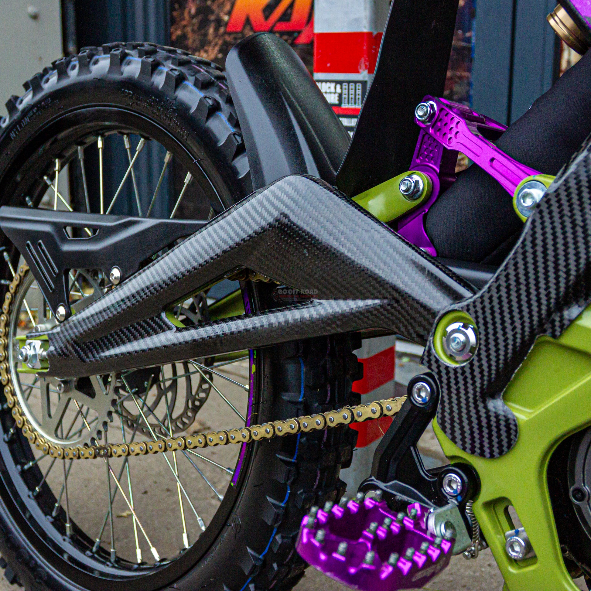 SUR RON Light Bee Rear Hugger - BLACK - Go Off Road Barnsley