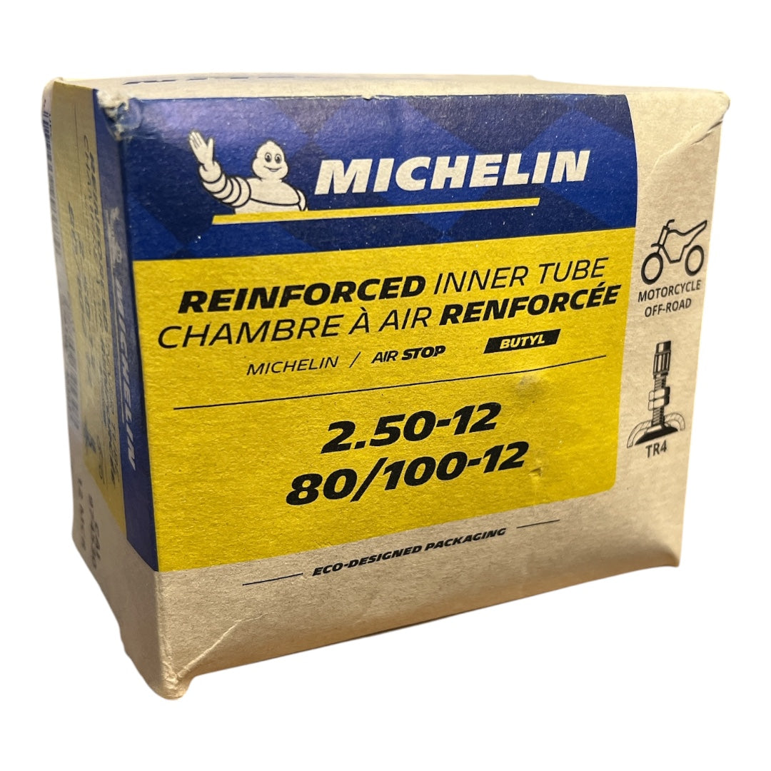 Michelin Inner Tube MX 12 MCR Valve TR4 (2.50X12 and 80/100x12)
