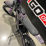 USED E-RIDE PRO SR WITH PURPLE UPGRADES