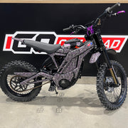 USED E-RIDE PRO SR WITH PURPLE UPGRADES