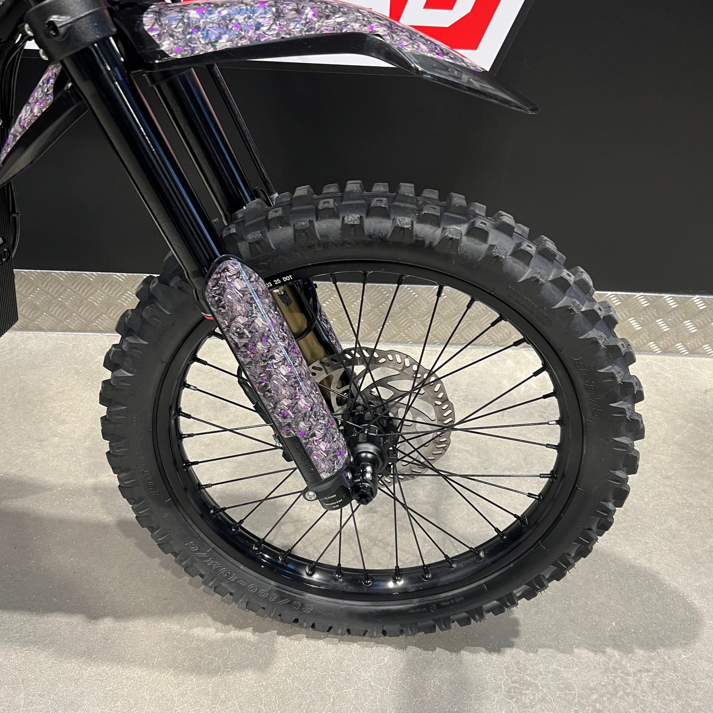 USED E-RIDE PRO SR WITH PURPLE UPGRADES