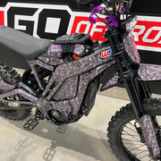 USED E-RIDE PRO SR WITH PURPLE UPGRADES