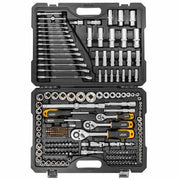 JCB 218 Piece Socket and Tool Set, 3/8'', 1/4'' and 1/2''| JCB-42182-5