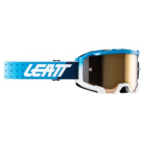 LEATT GOGGLE VELOCITY 4.5 IRIZ CYAN - BRONZE LENS