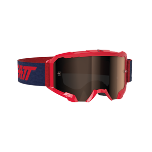 LEATT GOGGLES VELOCITY 4.5 IRIZ RED- PLATINUM LENS