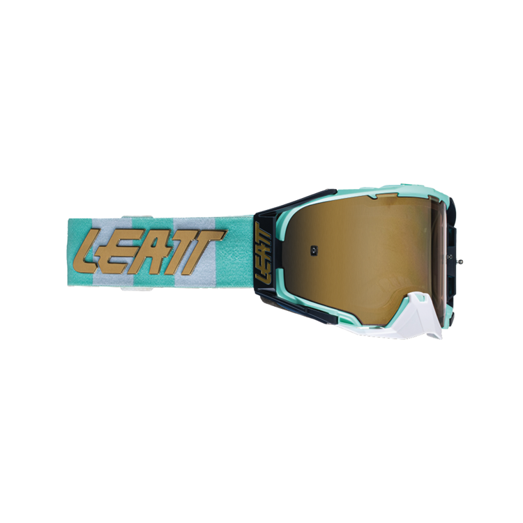 LEATT GOGGLE VELOCITY 6.5 IRIZ ICE - BRONZE LENS