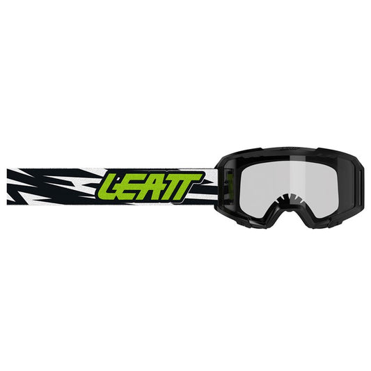 LEATT GOGGLE VIZION 2.5S SMALL BLACK/NEON YELLOW LENS - CLEAR 90 VLT - Go Off Road Barnsley