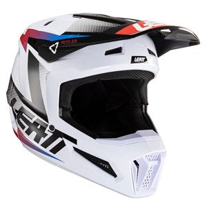 LEATT HELMET MOTO 2.5 V24 BLACK/WHITE