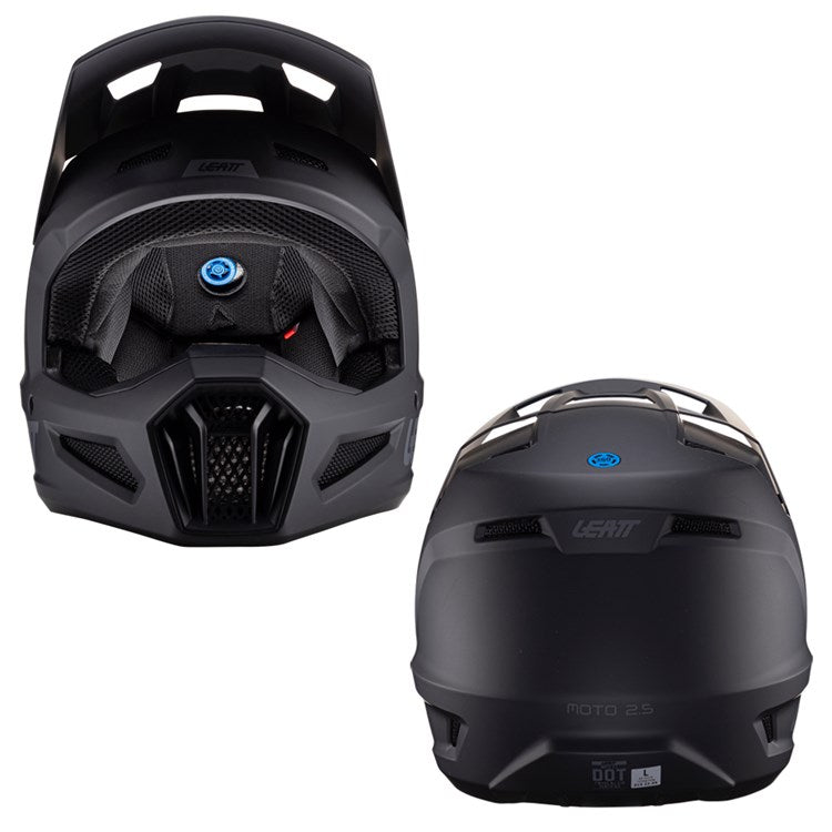 LEATT HELMET MOTO 2.5 V24 STEALTH - Go Off Road Barnsley