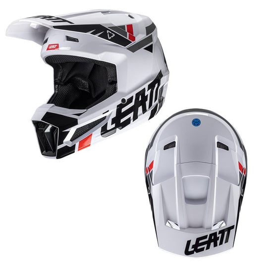 LEATT HELMET MOTO 2.5 V25 WHITE