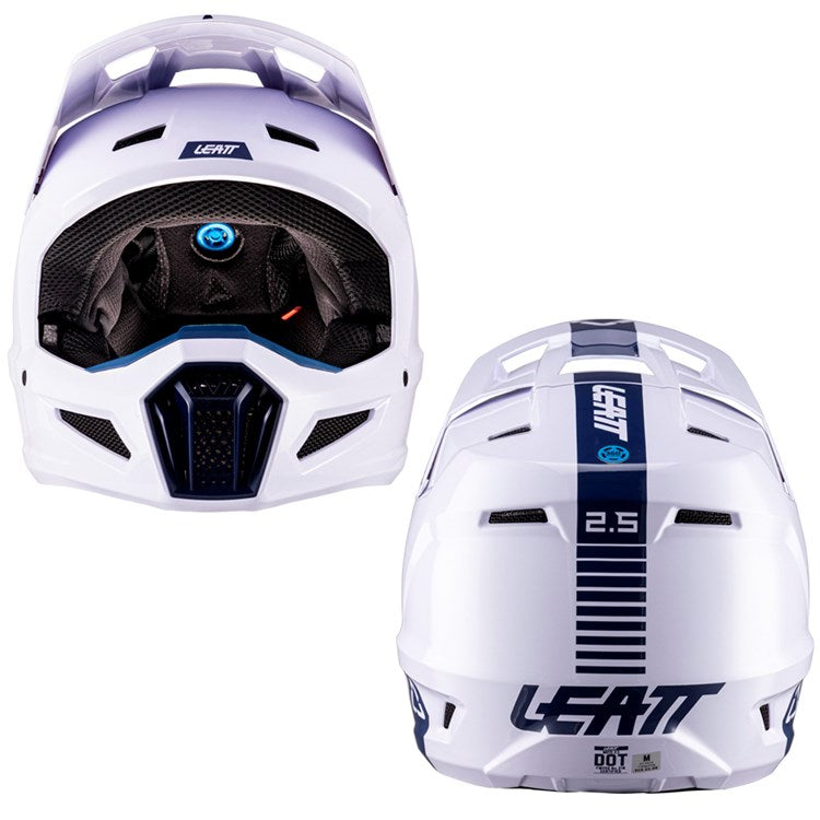 LEATT HELMET MOTO 2.5 V26 WHITE - Go Off Road Barnsley