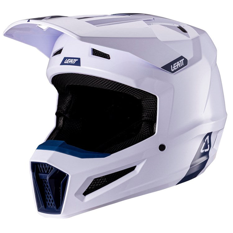 LEATT HELMET MOTO 2.5 V26 WHITE - Go Off Road Barnsley