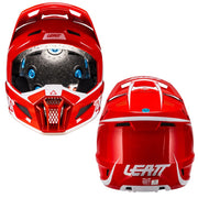 LEATT HELMET MOTO 3.5 V26 RED INCLUDES 3.5 GOGGLE