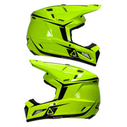 LEATT HELMET MOTO 3.5 V26 NEON YELLOW INCLUDES 3.5 GOGGLE