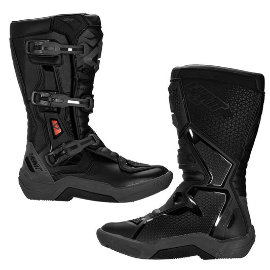 LEATT BOOT 3.5 JUNIOR STEALTH BLACK/GREY