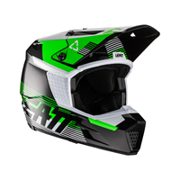 LEATT HELMET YOUTH MOTO 3.5 V22 GREEN/BLACK