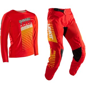 LEATT PANT AND SHIRT KIT MINI 3.5 RED