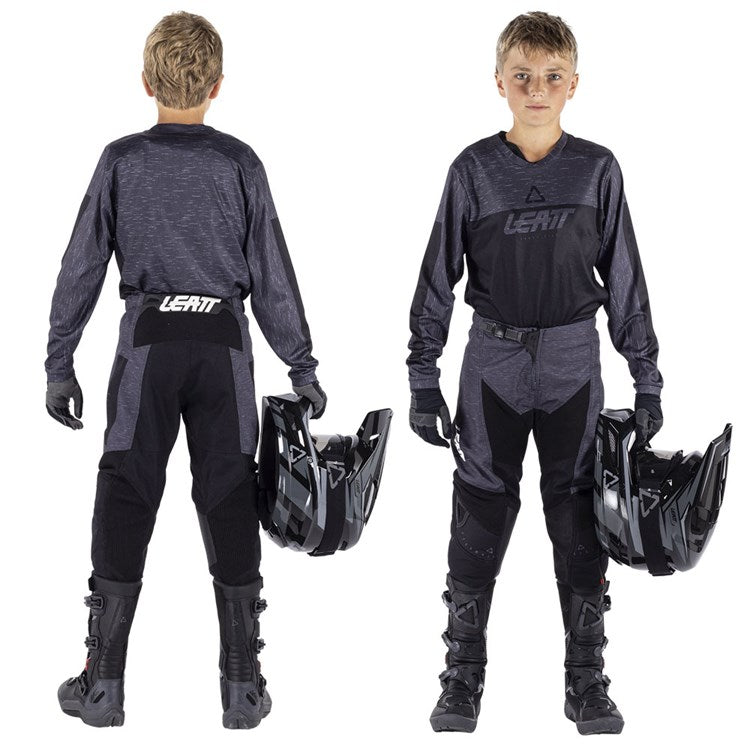LEATT PANT AND SHIRT KIT MINI 3.5 STEALTH BLACK/GREY