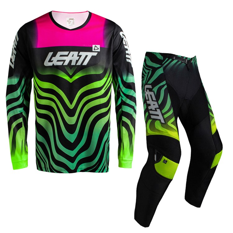 LEATT PANT AND SHIRT KIT PANT AND SHIRT KIT MINI 3.5 TIGER PINK