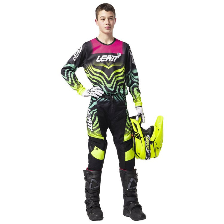 LEATT PANT AND SHIRT KIT PANT AND SHIRT KIT MINI 3.5 TIGER PINK