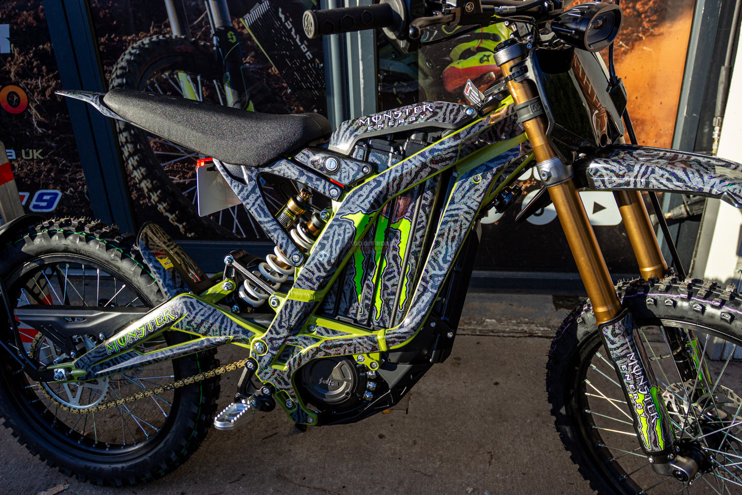 SUR RON LBX FULL COVERAGE GRAPHIC KIT - MONSTER GREY