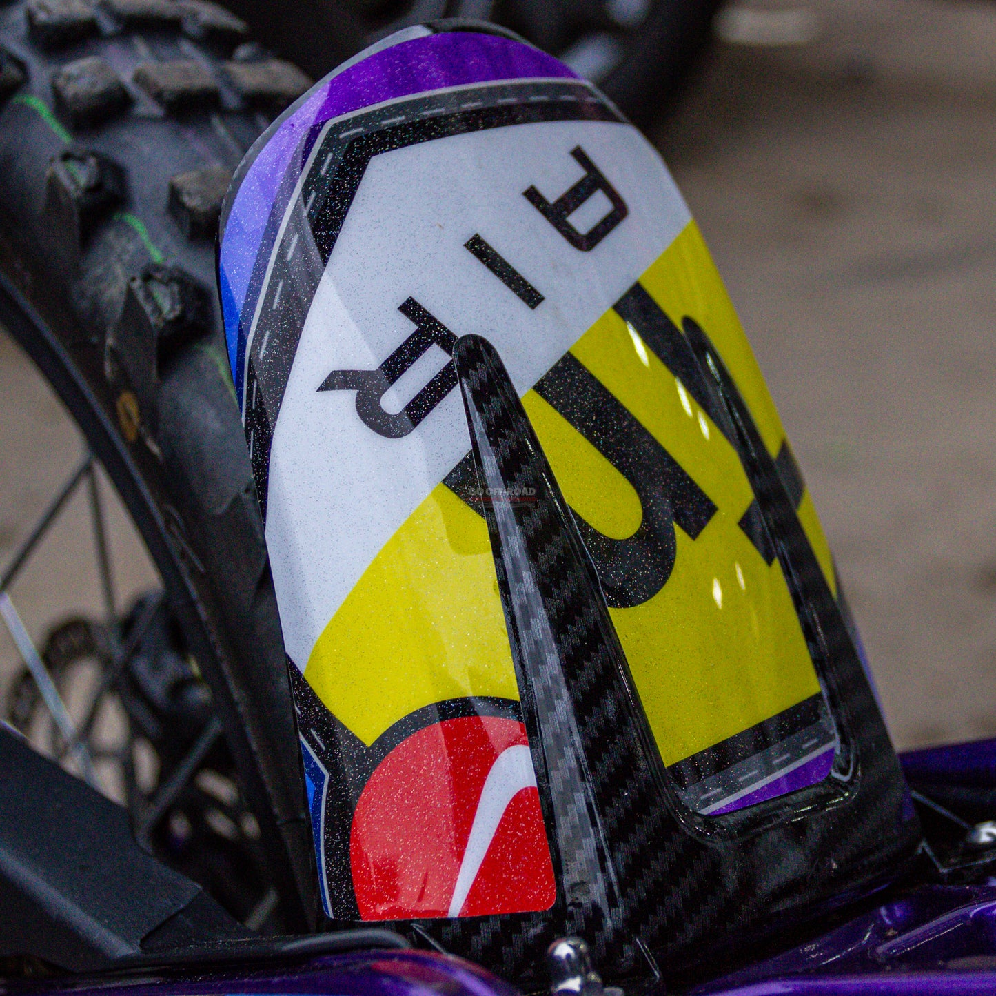 SUR RON FULL COVERAGE GRAPHICS KIT  - NIKE TN PURPLE/BLUE