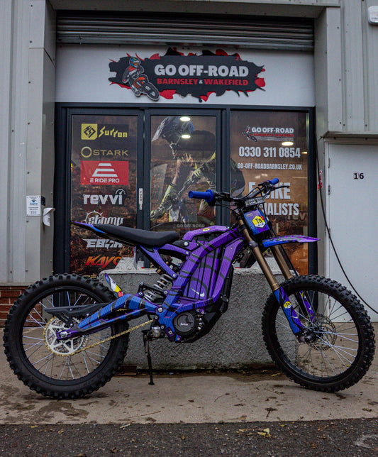 SUR RON FULL COVERAGE GRAPHICS KIT  - NIKE TN PURPLE/BLUE