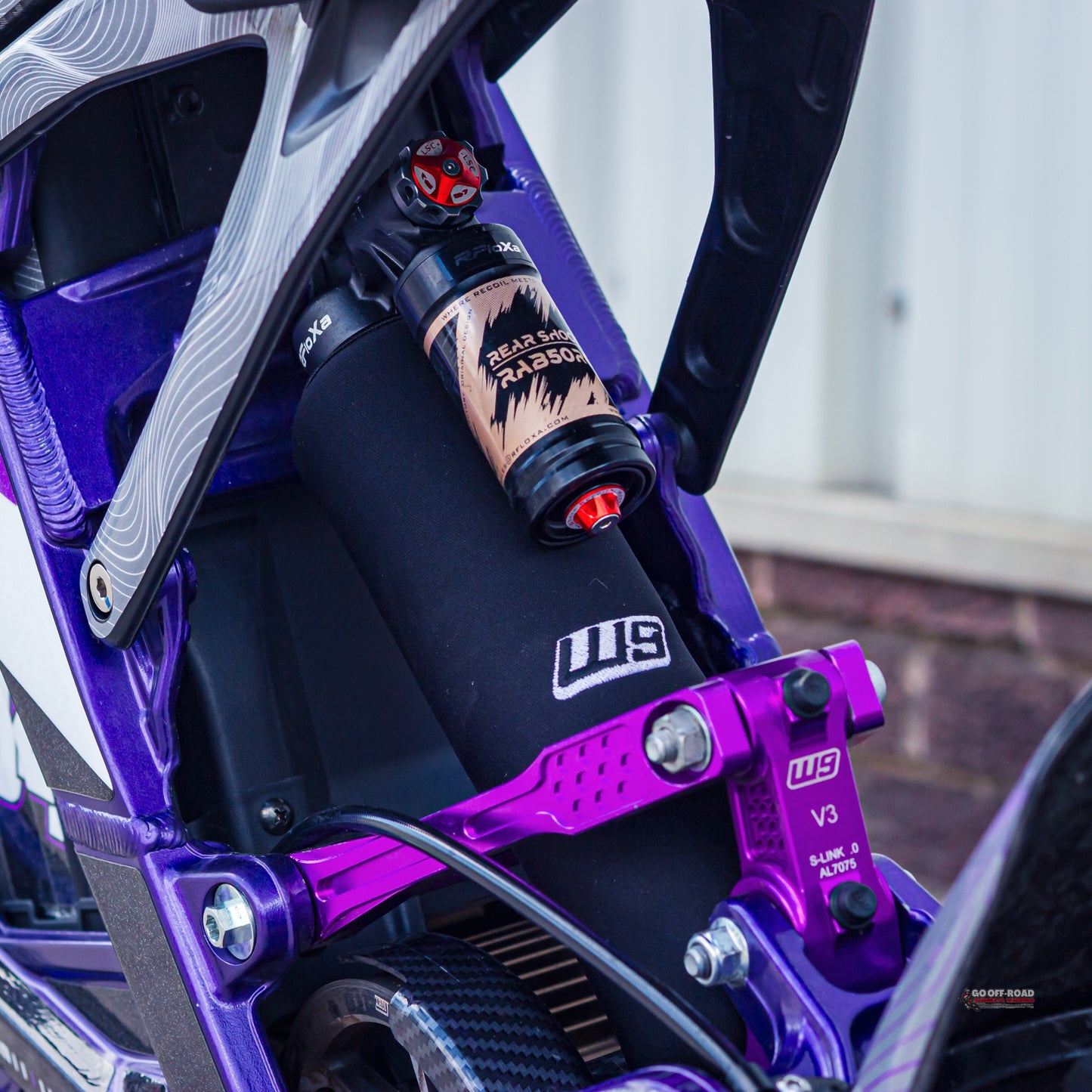 Warp 9 Sur Ron Light Bee Rear Suspension Linkage Rise V3 0.0/0.75/1.50