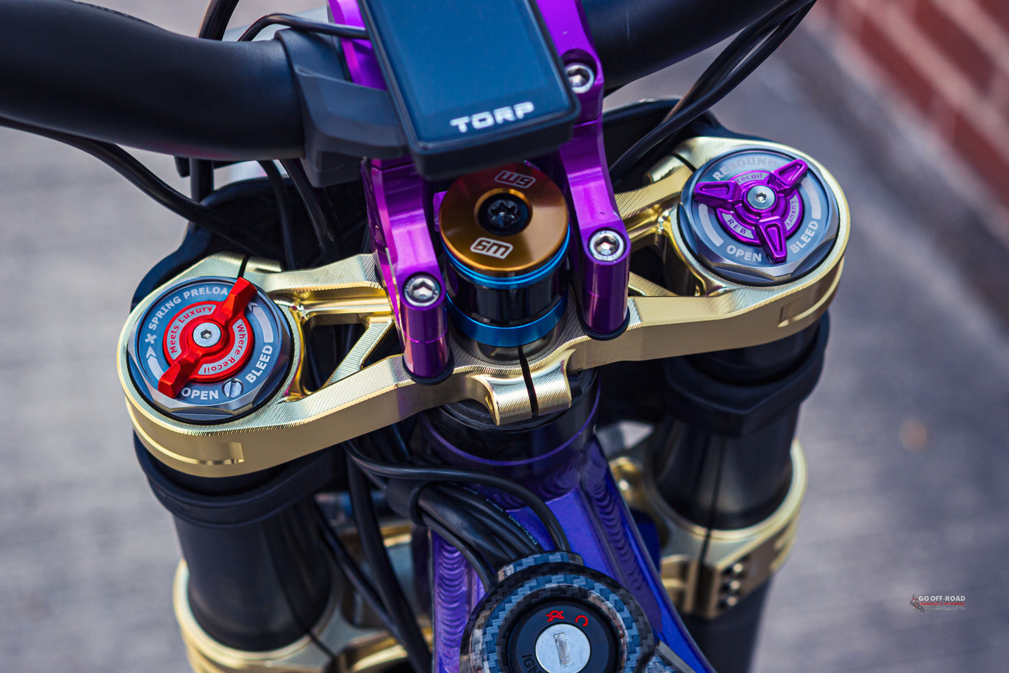 RFLOXA Hawk31 Max Front Fork for Sur Ron & Talaria Sting - GOLD CROWN