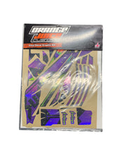 SUR RON OEM GRAPHICS KIT - PURPLE/GREEN SPLATTER HOLOGRAPHIC