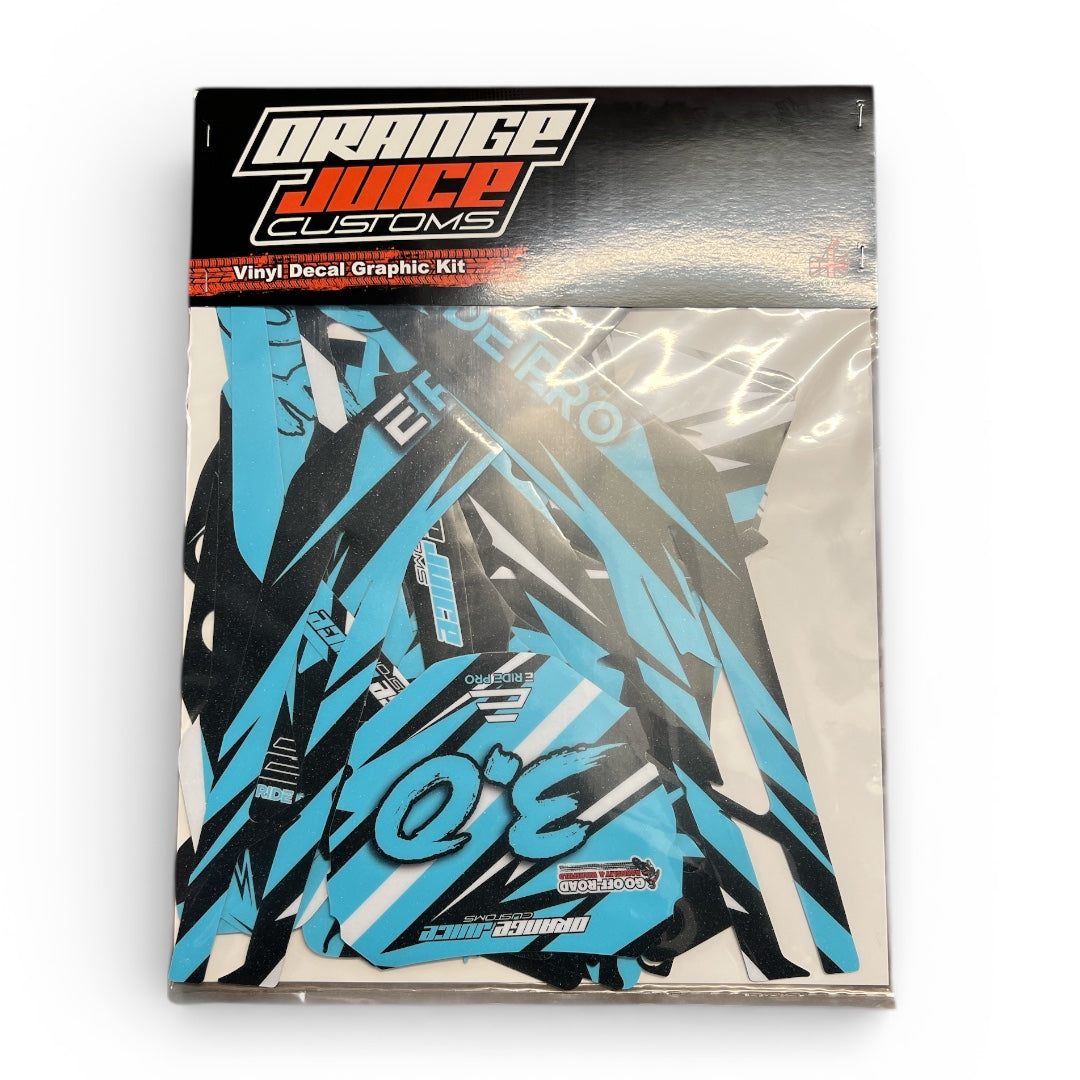 E-RIDE PRO SS 3.0 FULL COVERAGE RACING GRAPHICS KIT