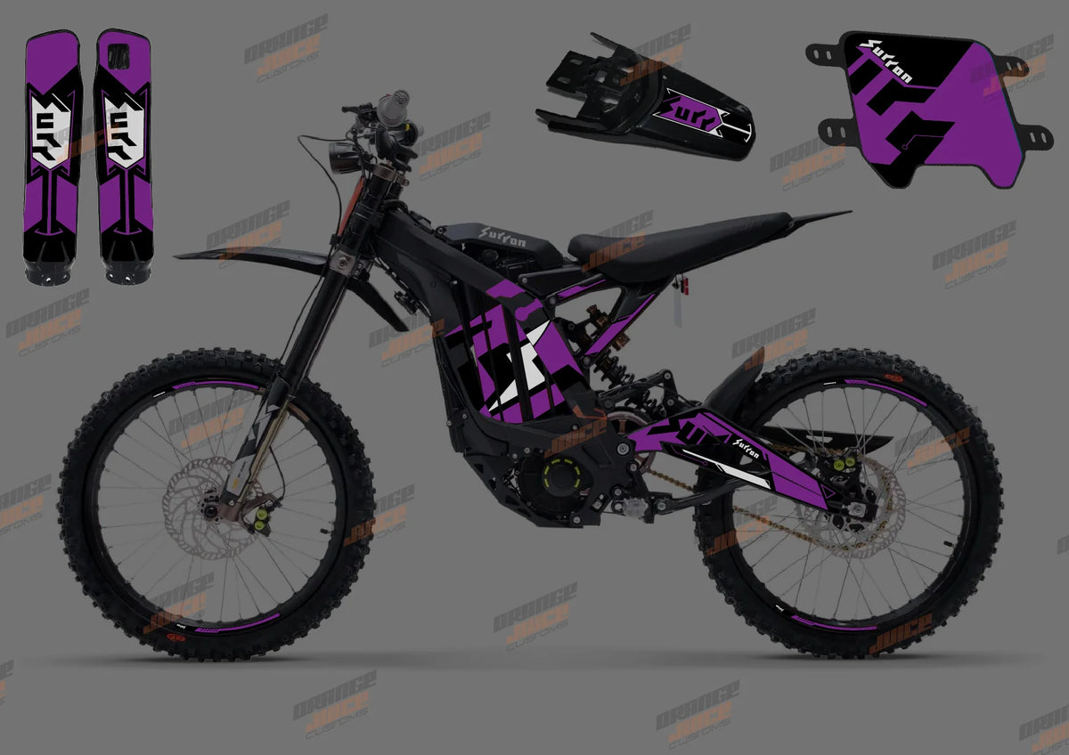 SUR RON LIGHT BEE OEM STYLE SINGLE COLOUR GRAPHICS KIT